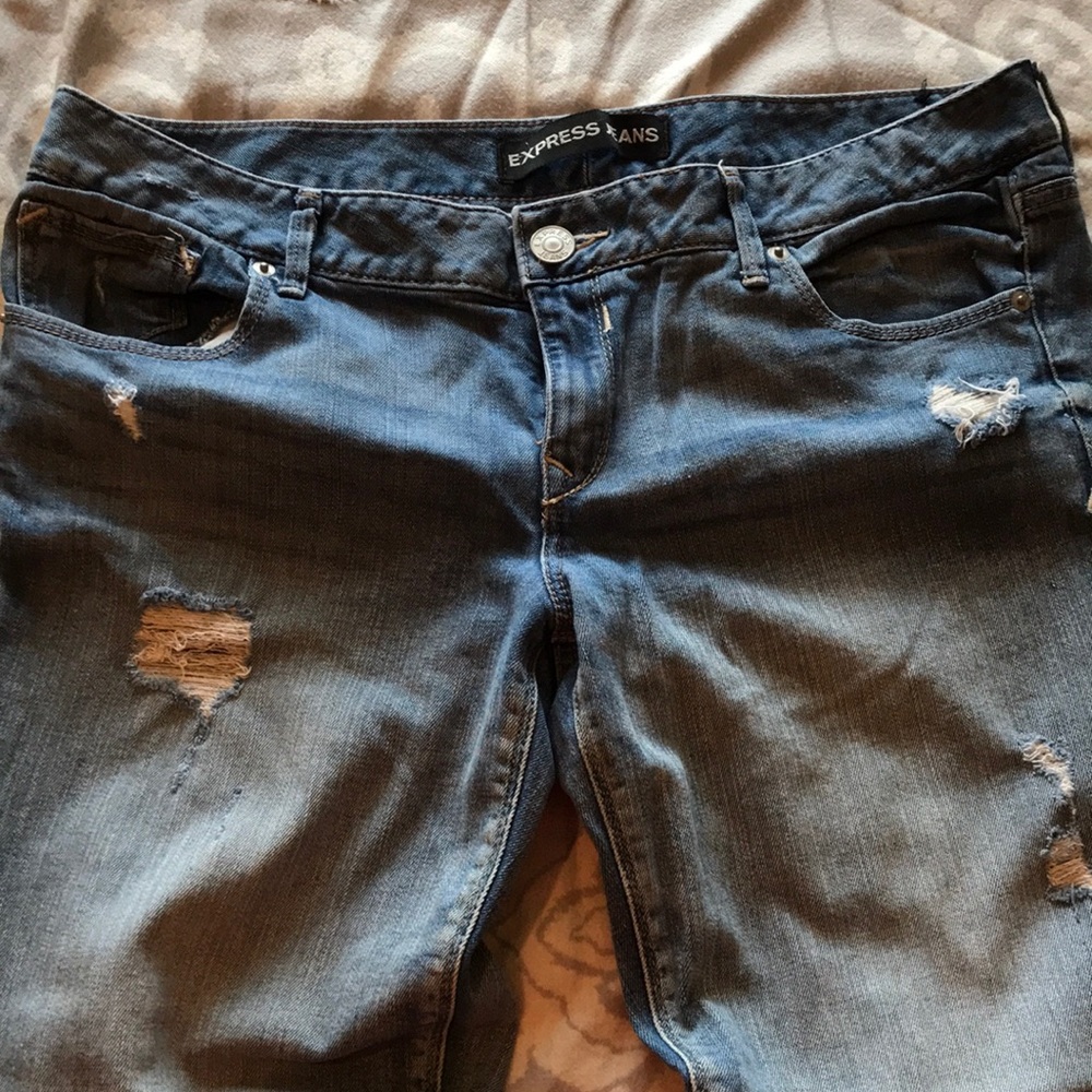 Express Ankle Skinny Jeans